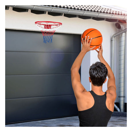 Dunlop Basketballring – Metall – inklusive Netz und Montagematerial – ø Ring ca. 45 cm