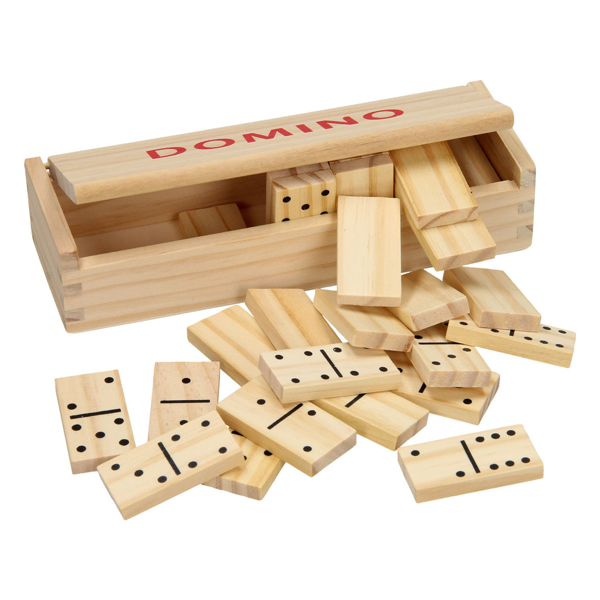 Eddy Toys Naturholz-Domino