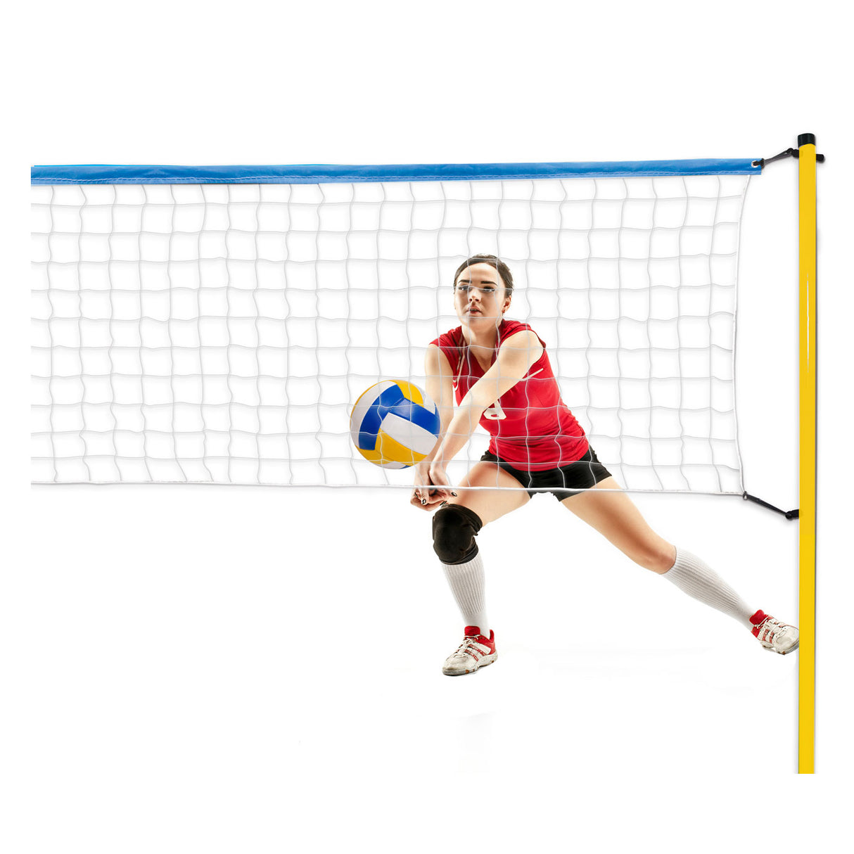 volleybal en badminton set