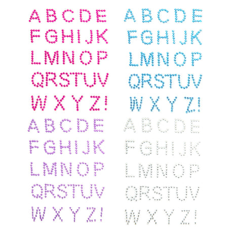 Strass-Alphabet, 27-tlg.