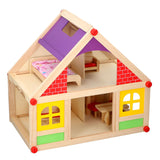 Wooden Dollhouse, 11dlg.