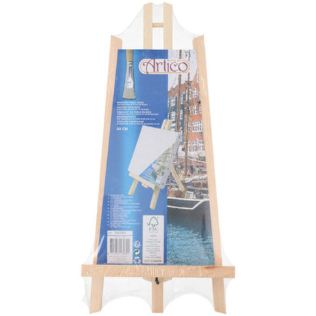 Tischstaffelei aus Holz, 50 cm