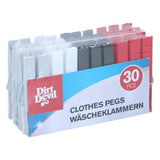 Wäscheklammern, 30 Stk.