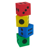 Eddy Toys farbige Schaumstoffwürfel - 4 Stk.