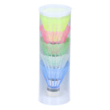 Eddy Toys Badminton-Shuttles – 5 Stück – Badminton-Federbälle aus Kunststoff – farbige Badminton-Shuttles – Badmintonbälle für Training und Freizeitspiel