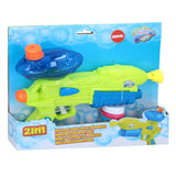 Eddy toys bubblez bellenblaas met waterpistool 2 in 1 - bubble gun met water shooter - bellenblaas speelgoed inclusief 50ml bellenblaas - buitenspeelgoed voor kinderen vanaf 3 jaar
