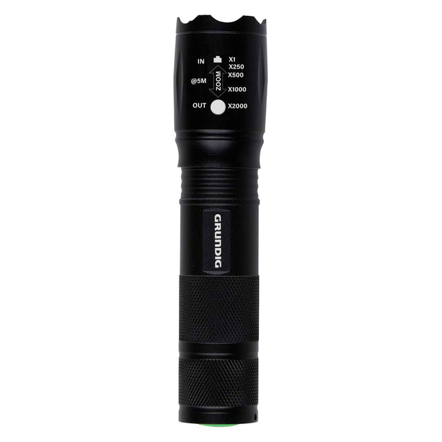 Markenlose LED-Taschenlampe mit Zoom ohne Marke