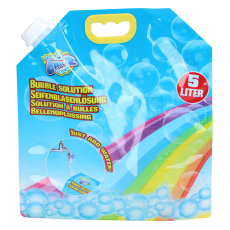 Bubblez Bubblez Seifenblasenseife 5 Liter – Seifenblasen-Nachfüllung – große Flasche Seifenblasenflüssigkeit für Kinder