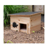 Lebenslanges Garten-Igelhaus aus Holz, 32 x 26 x 20 cm