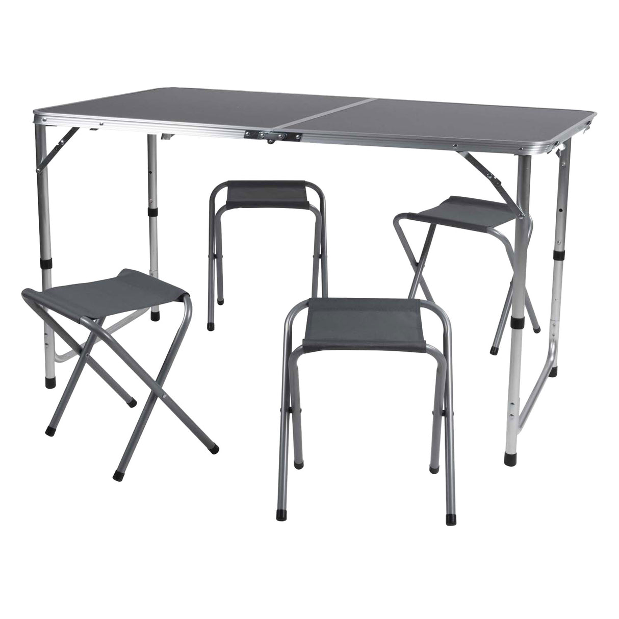 Klappmöbel-Set 120x60cm, 5-teilig.