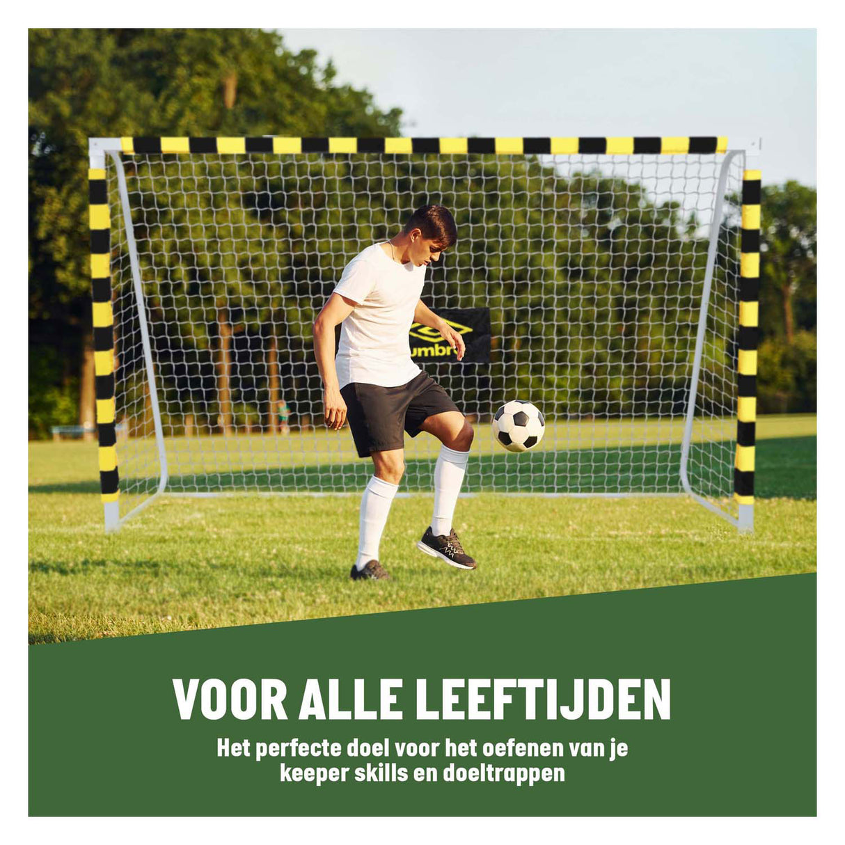 Voetbaldoel 300x180x120 cm