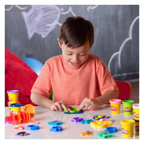 Hasbro Play-Doh-Werkzeugset mit +30 Teilen und 10 Tontöpfen
