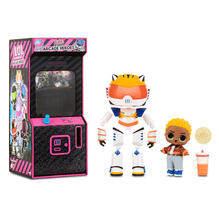 LOL. Jungen Arcade Helden spielen Figur