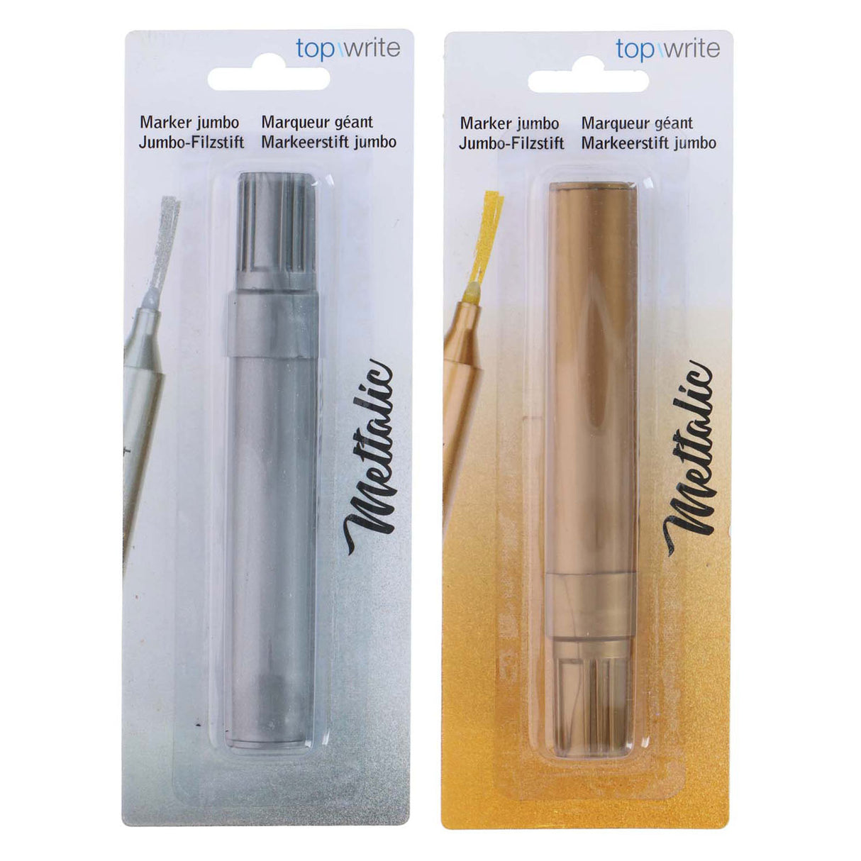 Textmarker Jumbo (Gold oder Silber)