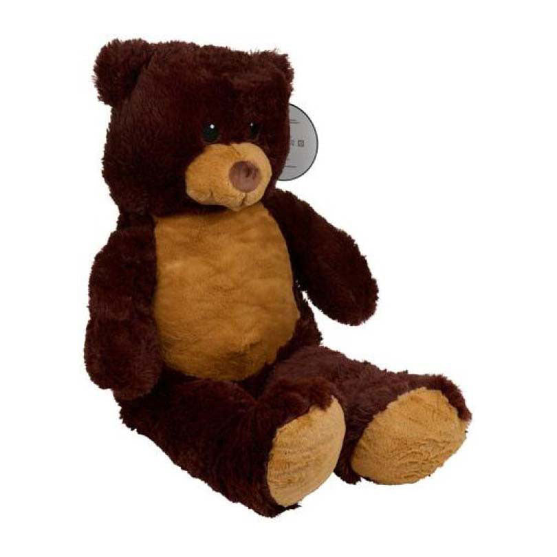 Brauner Teddybär aus Plüsch, 90 cm