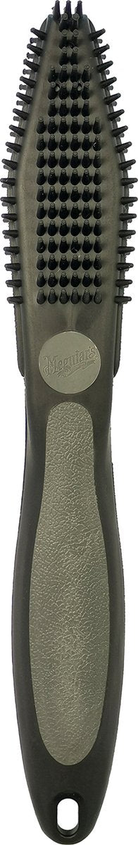 Meguiars Reinigungsbürste – 32 x 7 cm – Mikrofaser – Tierhaarbürste Auto – Innendetailbürste