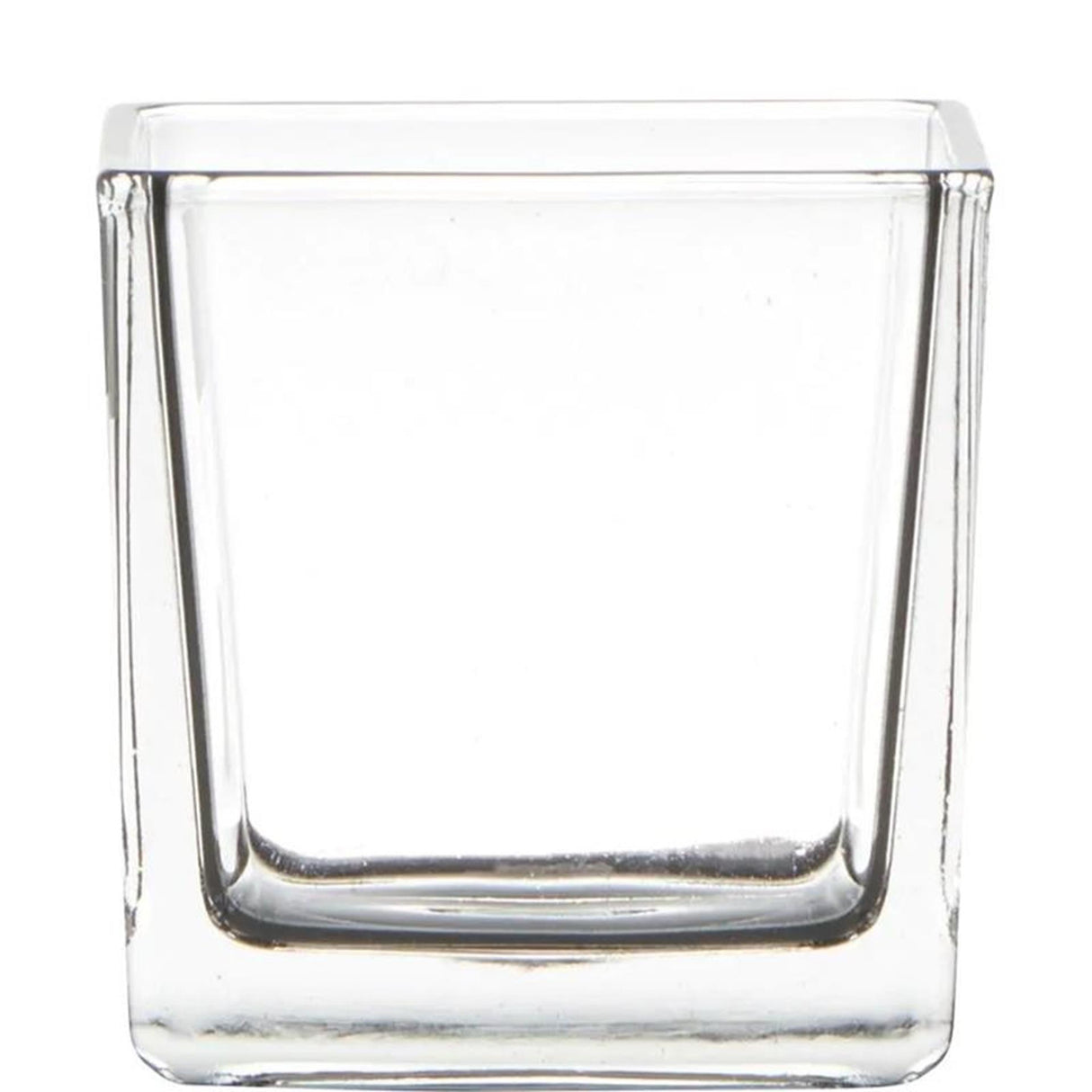 Beilglas Glasvase Würfel 8x8x8cm