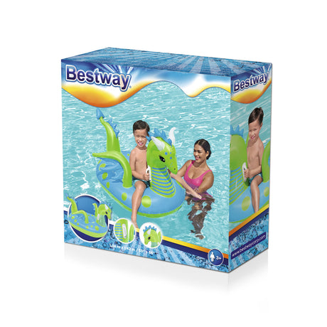 Bestway Opblaasfiguur Fantasie Draak Ride-On