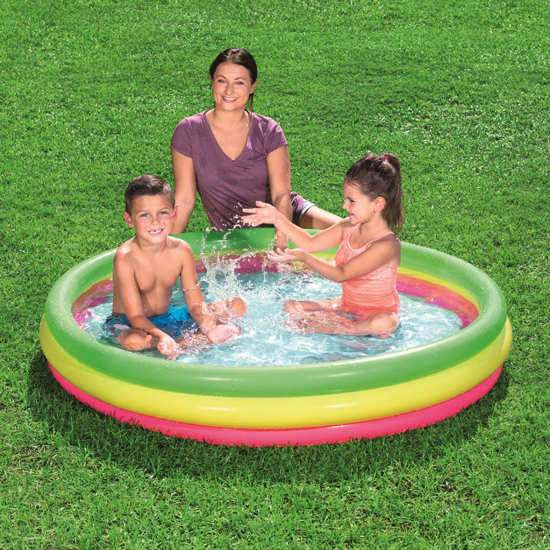 Bestway 3-Ringe Swimming Pool Sommer, 152 cm