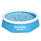 Bestway swimmingpool hurtigt sæt oppustelig omkring 244x66 cm 57265