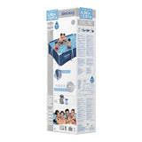 Bestway Schwimmbad-Stahl-Pro-Set, rechteckig, 300 cm