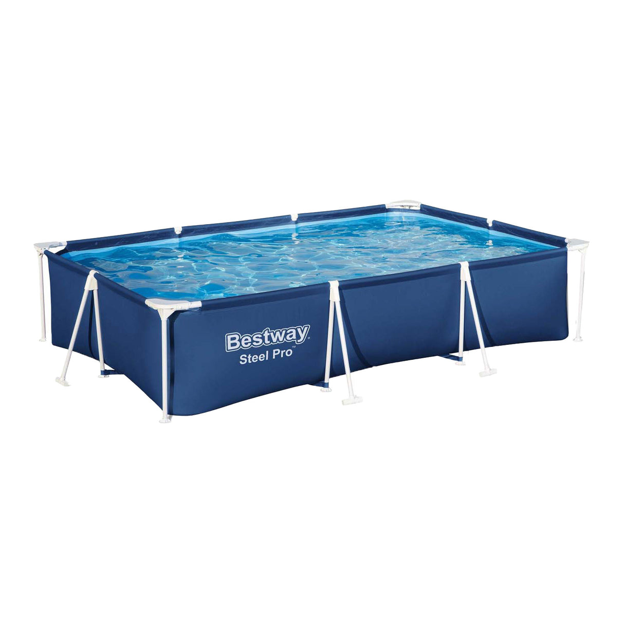 Bestway Schwimmbad-Stahl-Pro-Set, rechteckig, 300 cm