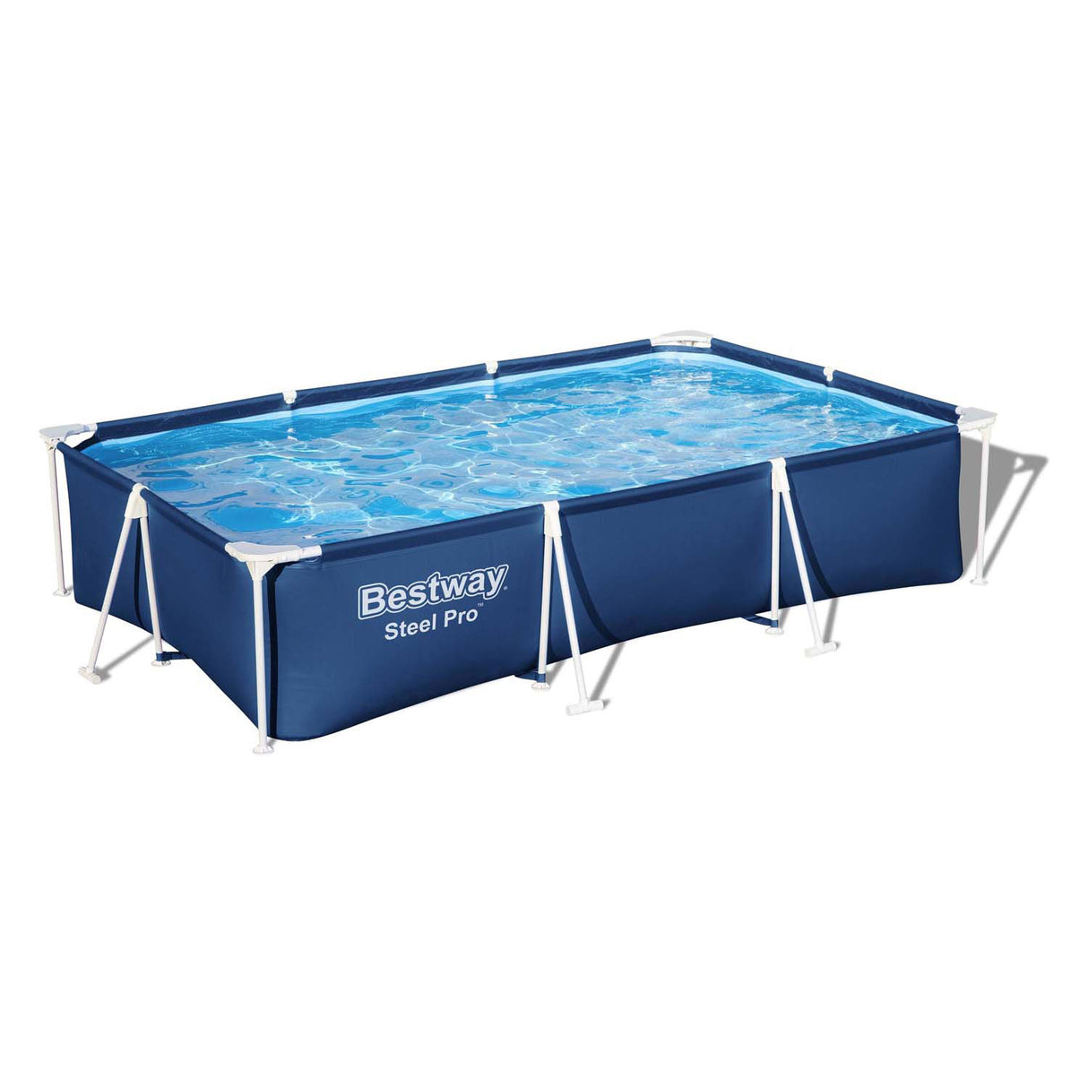 Bestway Schwimmbad-Stahl-Pro-Set, rechteckig, 300 cm