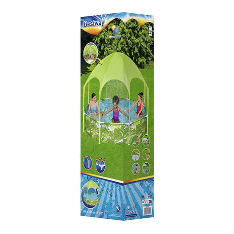 Bestway, mein erster Rahmenpool mit Planschbecken und UV-Sonnenschutz, 244 cm