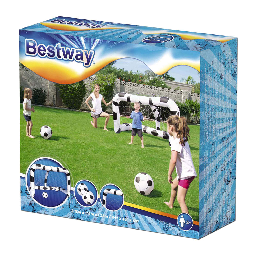 Bestway aufblasbares Fußballtor 213x117c