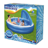 Bestway Family Pool um Sommertage mit UV -Markise, 241 cm