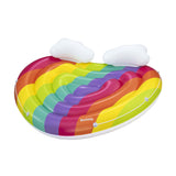 Bestway Rainbow Dreams aufblasbares Regenbogenherz, 164 cm