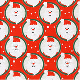 Creativ Company Geschenkpapier, Weihnachtsmann, B: 50 cm, 80 gr, rot, 100 m 1 Rolle