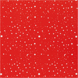 Creativ Company Geschenkpapier, Sterne und Monde, B: 50 cm, 80 gr, dunkelrot, 100 m 1 Rolle