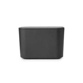 Brabantia Mindset Badezimmer-Abfallbehälter – Dunkelgrau