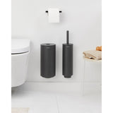 Brabantia Mindset Toilettenzubehör, 3er-Set Mineral Infinite Grey