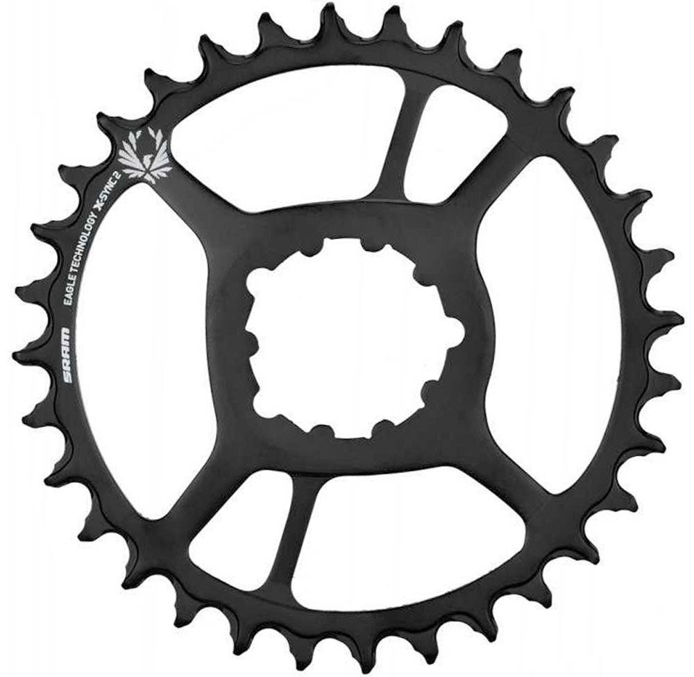 Sram Kettenblatt X-Sync 2 Kettenblatt X-Sync2 34 Zähne Stahl schwarz
