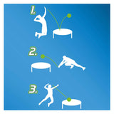 Fang- und Wurfspiel Spyderball | blau | 90cm