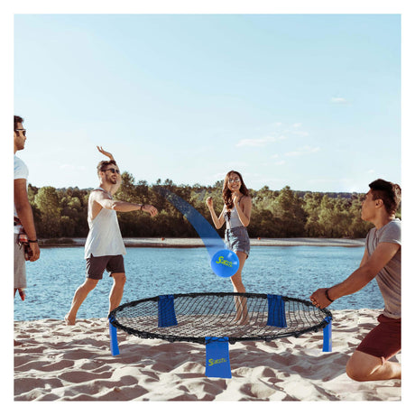 Fang- und Wurfspiel Spyderball | blau | 90cm