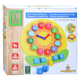 Wooden learning bell, 20dlg.