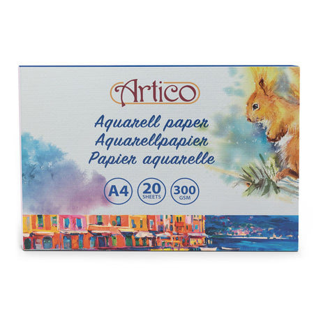 Watercolor paper white, 20 sheets