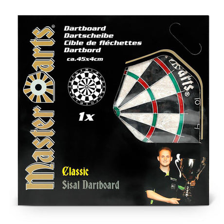 Masterdarts Master Darts Sisal-Dartscheibe Classic – 45 cm
