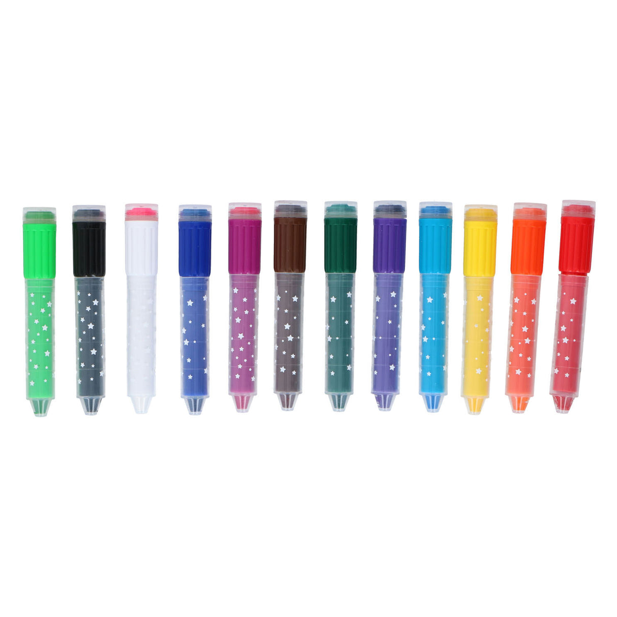 Wax Crayon med stempel, 12 ..