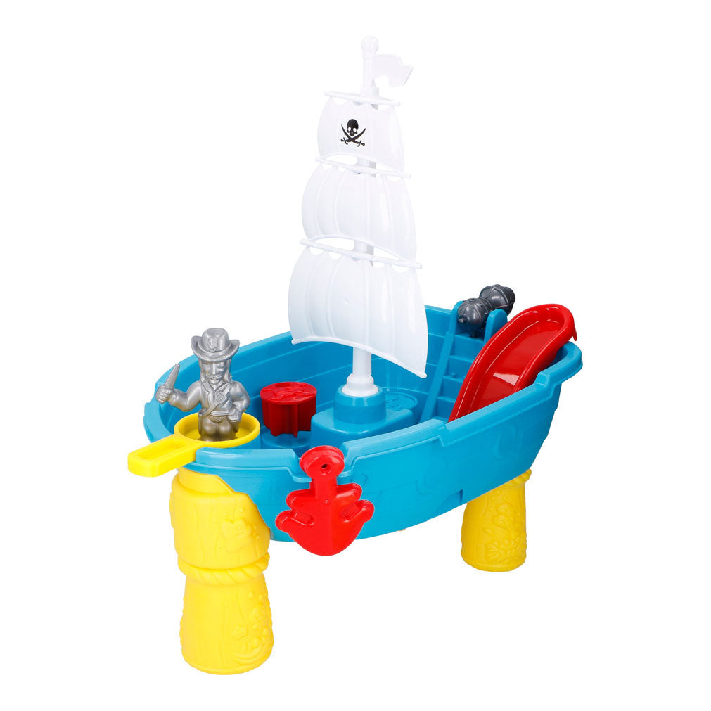 Sand- und Wassertisch Piratenboot, 19dlg.