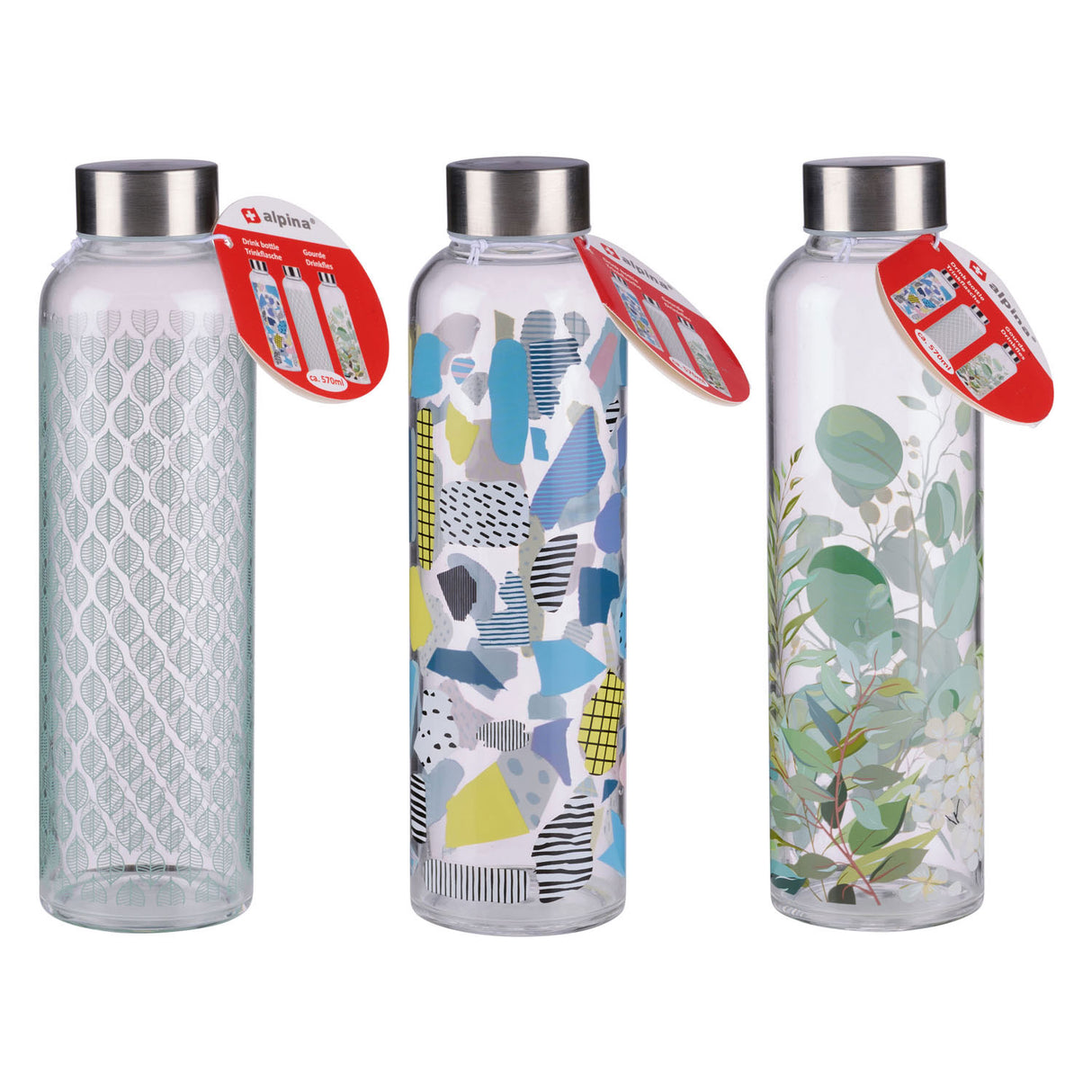 Alpina drinking bottle with print