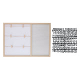 Memoboard und Fotorahmen aus Holz, MDF, 57x41cm