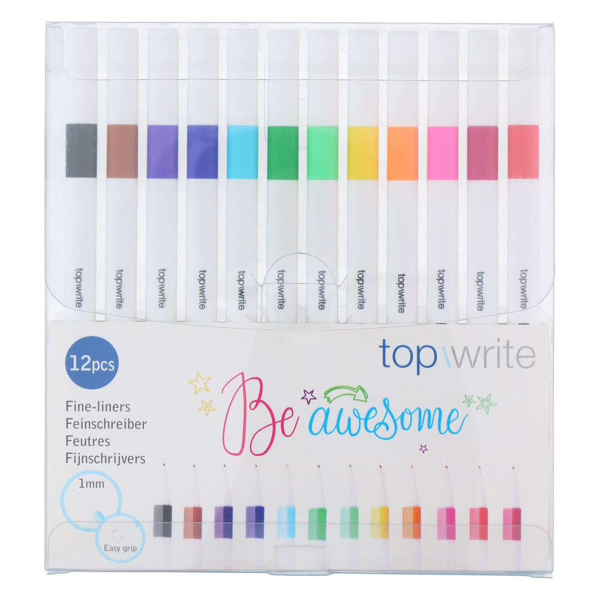 Fineliner Farbe, 12 Stk.