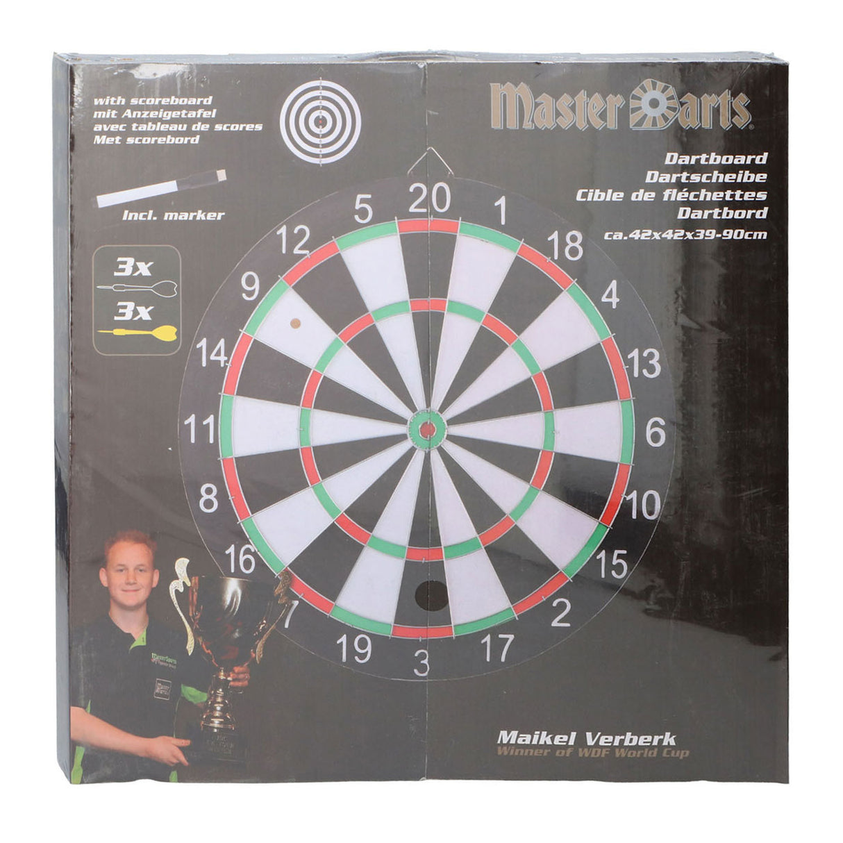 Master Darts dart Maikel Verberk Dartboard Set