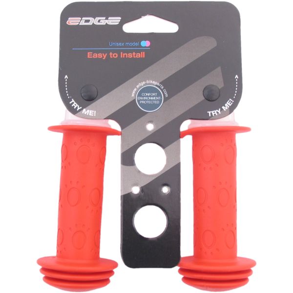 Edge Kiddy Children's Bicycle Griffe - 96 mm, rot