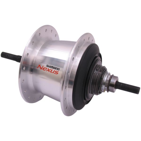 Shimano Nabenschaltung 7 Gang Nexus 7 SG-C3001 für Rollenbremsen Felgenbremse 36 Löcher – Silber
