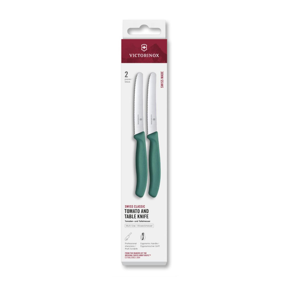 Victorinox Tomatenmesser 2 Stück grün gezahnt